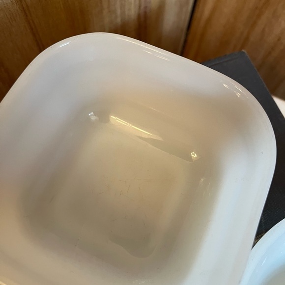 Fire king anchor hocking‎ milk glass handle soup bowl set - Picture 4 of 11